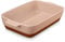 MALACASA 4.5L Ceramic Oven Dish with Handles, 9 x 13 Inches Pink Baking Dish Casserole Dishes, Deep Rectangular Lasagne Dishes Bakeware for Roasting, Series TARA