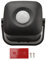 QANYEGN Wireless Indoor Motion Sensor Door Bell, Entrance Welcome Doorbell, Commercial Door Motion Detector Alarm for Shop Store Black
