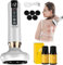 Masseur Anti Cellulite Électrique avec Ventouse – Appareil Anti Cellulite 12 Niveaux Chauffage Rouge | Écran LCD, Gua Sha, Dépression, Pour Ventre Cuisses Jambes (blanc)