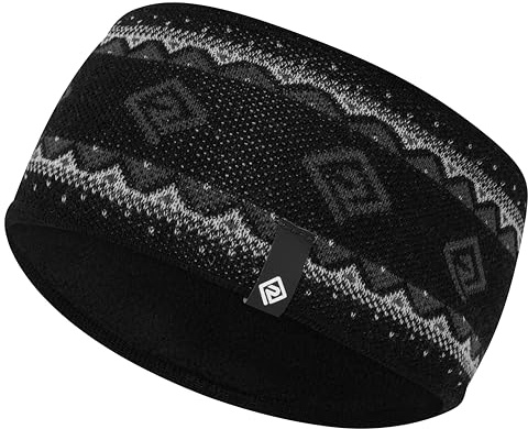 Ronhill Running, Winter Headband, Black/Oxide/White, M/L