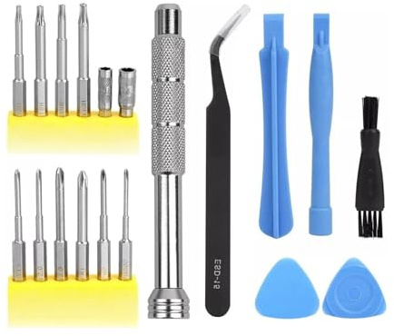 Controller Repair Tool Kit, Torx Security Screwdriver Cleaning Repair Tool for Game Console Controller, 19PCS