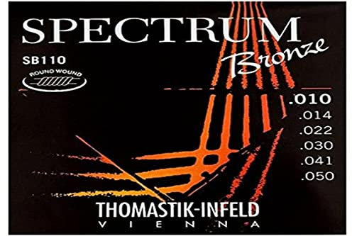 Thomastik Corde per Chitarra Acustica Spectrum Bronze Series senza nichel set SB110 extra light .010-.050