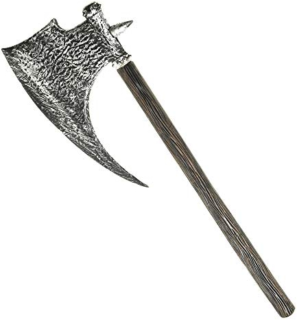 W WIDMANN MILANO Party Fashion 8612L - Archaische Axt, ca. 73 cm, Barbar, Streitaxt, Wikinger, Kostüm, Accessoire, Karneval, Mottoparty, Halloween