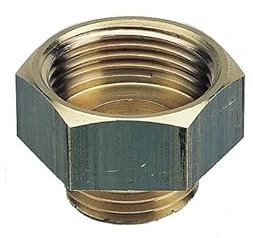 Mamelon laiton réduit femelle 20X27, mâle 17X23