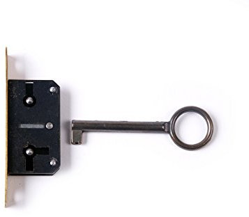 Holzando.de Einsteckschloss mit SchlÙssel (A-b, 25mm)