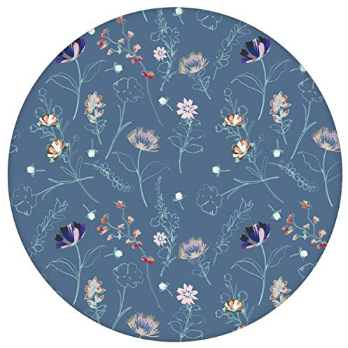 blauSpring in the air Blumentapete für Frühlings Gefühle - Vliestapete Blumen, feine GMM florale Tapeten für Wohnzimmer (Muster 20 x 46,5cm)