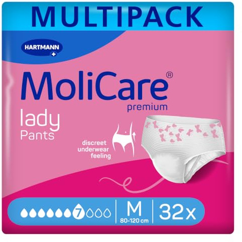 MoliCare premium lady Pants 7 Tropfen für Frauen | Größe M | 4 x 8 St.