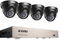 ZOSI Home Security Camera System,5MP Lite H.265+ 8Channel CCTV DVR Recorder,4PCS 1080P 1920TVL Night Vision Indoor Outdoor Surveillance Camera, Remote Access, Motion Detection (No HDD)