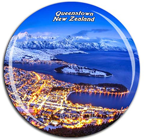 Weekino Queenstown Hill New Zealand Fridge Magnet 3D Crystal Glass Tourist City Travel Souvenir Collection Gift Strong Refrigerator Sticker