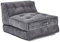 Atlantic Home Collection XXL Liegesessel PIA mit hochwertigem Cordbezug Sessel, grau, 106x125x86 cm (BxTxH)