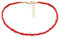 Holibanna Collana Girocollo Boho Catena Collana di Perle di Semi Piccoli Gioielli Girocollo di Perline per Donne E Ragazze (Rosso)