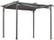 Outsunny 3 x 3(m) Metal Retractable Pergola, Garden Gazebo Metal Pergola Canopy Outdoor Sun Shade Shelter for Party BBQ, Grey