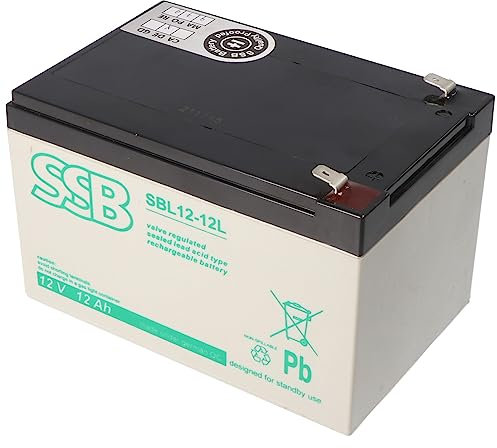 SSB SBL12-12L 12V 12Ah Bleiakku AGM Blei Gel Akku