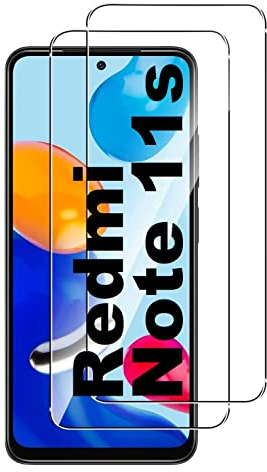 [2 Stück] Xiaomi Redmi Note 11s / Redmi Note 11 Panzer Schutzglas Schutzfolie Displayschutzfolie [Blasenfrei] [HD] [Kompatibel mit Handy Hülle] [9H Härte]