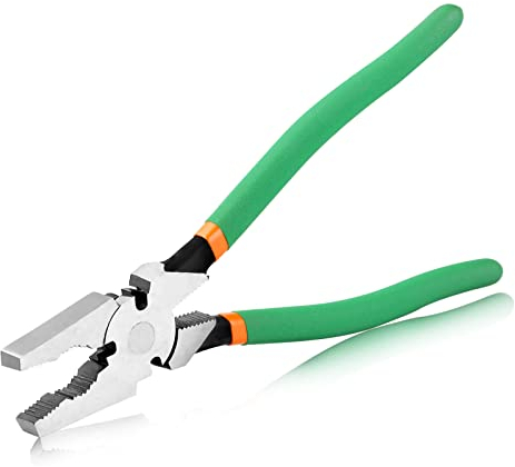 SPEEDWOX Zaunzange 25,4 cm - Robust Mit Vierkantspitze für Kettenglieder, Stacheldraht - Mehrzweck-Zaunwerkzeug, Zaunschneider, Nagelabzieher