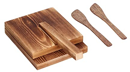 Wooden Handle Tortilla Press for Dumpling, Biscuit, Tortilla Fine Workmanship, Multifunctional