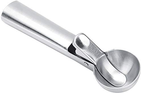 Mestolo Per Gelato in Acciaio Inossidabile, Cucchiaio Ergonomico da 7 Pollici con Impugnatura Comoda, Perfetto Per Famiglie E Sale da Dessert