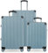 Hauptstadtkoffer Q-Damm - 3er Kofferset - Handgepäckskoffer 54 cm, mittelgroßer Koffer 68 cm + großer Reisekoffer 78 cm, Hartschale ABS, TSA, Poolblau