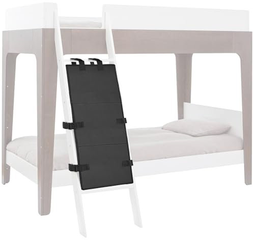 WEIGUZC Etagenbett-Leiterabdeckung, Etagenbett-Leiterschloss, Etagenbett-Leiter-Pads, um zu verhindern, dass Kinder Leitern klettern, Leiterabdeckung für verschiedene Leitern, 79 x 37,8 cm, schwarz