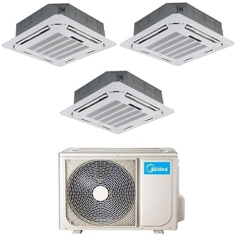 CLIMATIZZATORE TRIAL CASSETTA 9+12+12 DC INVERTER MIDEA A++A+ WI FI READY M3OF-21HFN8-Q R-32 Wi-Fi READY A++A+