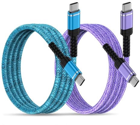USB C to USB C Samsung Fast Charger Cable 60W, 2Pack 3FT Type C to Type C Cable Fast Charging Phone Charger Wire Lead for Samsung Galaxy S25 ultra S24 S23 S22 S21 S20 A56 A16 A55 A35 A15 A54 Z Flip 6