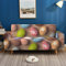 Gambo Sofa Überzug Farbiger Stein Stretch Sofa Überzug 3 Sitzer Super Elastisch Sofabezug Mit Armlehnen Waschbarer Kratzfester rutschfest Sofa Cover Für Hunde Katzen Und Haustiere