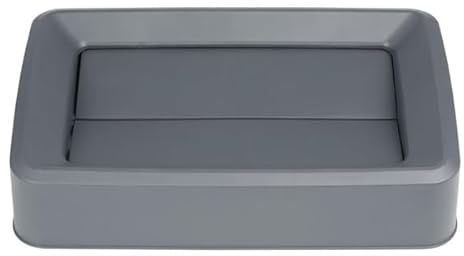 Jantex Polypropylene Lid for 60L and 80L Slim Bins, Grey | Keeps commercial waste securely enclosed to prevent unpleasant odours and pest access in busy professional kitchens.