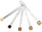 Mini Messlöffel Set 5 Stück 1,5ml | 1,25 ml | 0,9 ml | 0,6 ml | 0,3 ml Dosierlöffel Set Edelstahl Messlöffels Kleine Messlöffel Teelöffel Kochen Backen Messen Löffel Gewürzlöffel Küchenzubehör