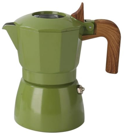 Vocdikficy Espressomaschine und Kaffeemaschine für Den Herd, Klassische Italienische Kaffeemaschine, Mokkakanne, Kaffeemaschine im Alten Stil, Mokkakanne, Einfach zu Bedienen