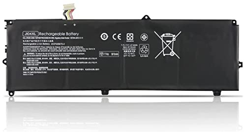 JI04XL Ersatz Laptop Akku Kompatibel für HP Elite X2 1012 G2 G2-1LV76EA Notebook HSTNN-UB7E JI04047XL 2ICP4/66/72-2 901247-855 901307-541 7,7V 47,04 V Wh 611 0 mAh