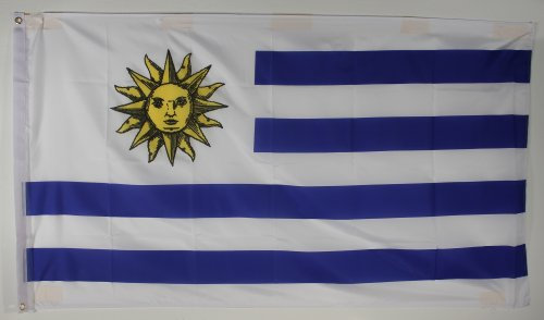 Flagge Fahne Uruguay 90x60 cm wetterfest und lichtecht für innen und aussen