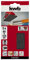 kwb Gitterleinen Schleif-Papier Schleifgitter-Scheibe für Nass- und Trocken-Schliff, f. Schwing-Schleifer 80 x 133 K-220, aus Fiberglas, gelocht m. Klett, 5 Stk.
