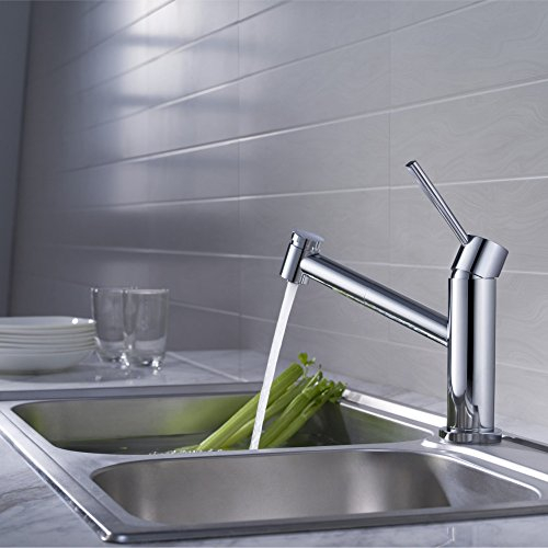 bluew salada Casano 2 Vías grifo cromo con manguera extraíble, Diseñador Cocina Grifo Para Blue Water lavabo monomando monomando grifo de alta presión