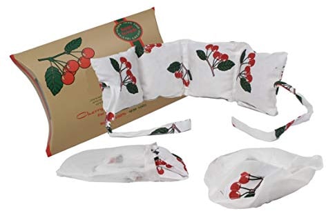 TOPMED ETS Organic Cherry Stone Pillow: Hot or Cold Therapy for Therapeutic Neck and Shoulder Pain Relief