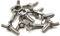 Flügelschrauben-Set aus 304 Edelstahl, M6 x 25, Handdrehschrauben, Schmetterlingsschrauben-Set, 30 Stück