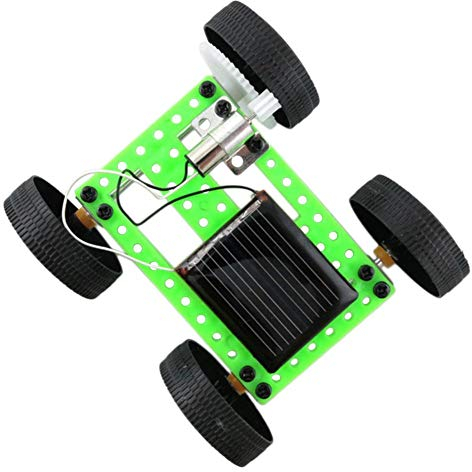 VGEBY Mini SolarCar Toy, Modello Di Auto Fai Da Te Per Bambini Giocattolo Per Auto Fai Da Te a Energia Solare Kit Per Esperimenti Di Educazione Scientifica