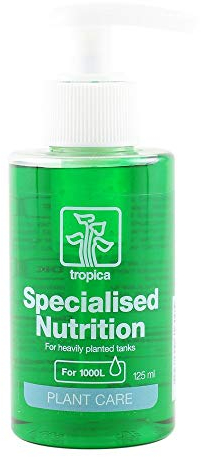 Tropica Specialised Nutrition Dünger 125ml Flasche Düngung für Aquarienpflanzen Stickstoff Phosphor Mikronährstoffe