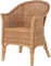 korb.outlet Rattan-Sessel Natur/Esszimmersessel Korb-Sessel Beige/Rattanmöbel Rattansessel Rattanstuhl mit Armlehnen Lounge Flechtsessel (Natur, ohne Polster)