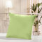 Erwin Müller Kissenbezug, Kissenhülle, Kuschelkissenbezug Interlock Mako-Jersey - Serie München - perfekte Passform, formstabil, bügelfrei, mit Reißverschluss - lindgrün Größe 40x40 cm