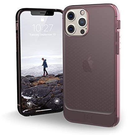 Urban Armor Gear iPhone 12/12 Pro 5G- (6.1 inch) Case Lucent Slim Fit Lightweight Stylish Transparent Impact Resistant Protective Phone Cover, Dusty Rose