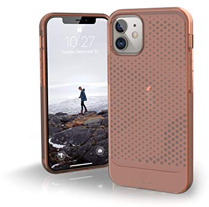 URBAN ARMOR GEAR [U] by UAG iPhone 12 Mini 5G - (5.4 inch) Case Lucent Slim Fit Lightweight Stylish Transparent Impact Resistant Protective Phone Cover, Orange