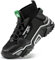 SANNAX Herren Sportschuhe Atmungsaktive Turnschuhe Leicht Wanderschuhe High Top Sneakers Outdoor Fitnessschuhe Lässige Designerschuh, Schwarz, 40 EU