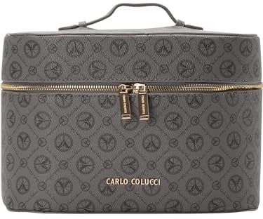 Carlo Colucci Kosmetiktasche, Marmont Grau OS