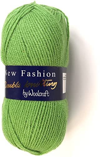 Woolcraft New Fashoin DK Knitting Yarn/Wool - 100g Double Knit Ball -78 Shades (Water Green - 1013)