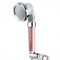 MineralStream Ionic Shower Head | Ecowater Spa Showerheads for Dry Hair & Skin | 3 Settings Shower Heads with Handheld Spray | High Pressure Water Saving Showerhead with Filter Beads…