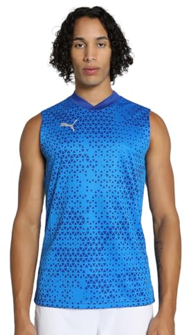 PUMA Herren Teamcup Training Trikot Sl T Shirt, Electric Blue Lemonade, M EU