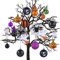 Valery Madelyn 40 Stücke Halloween Kugeln Ornamente, Freche Dekorative Bruchsichere Halloween Hängende Baumkugeln Anhänger(L)