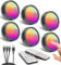 Wiederaufladbare LED Schrankbeleuchtung mit Akku und Fernbedienung, RGB LED Spot USB Aufladbar Vitrinenbeleuchtung Ohne Kabel Rund Unterbauleuchte Küche Farbwechsel Schrankleuchte Batterie Klebelampe