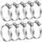 Bolatus Schlauchschellen 32-50mm, 10 Stück Endlos 304 Edelstahl Einstellbare Schlauchklemmen Schlauchbinder, Schlauchschelle Rostfrei für Benzinschlauch, Dieselleitung, Wasser Rohr, Haus Gasrohr