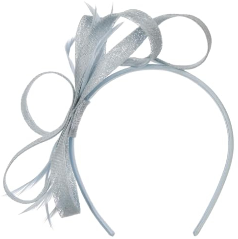 Seeberger Alicia Fascinator Haarschmuck Kopfschmuck Anlasshut (One Size - hellblau)